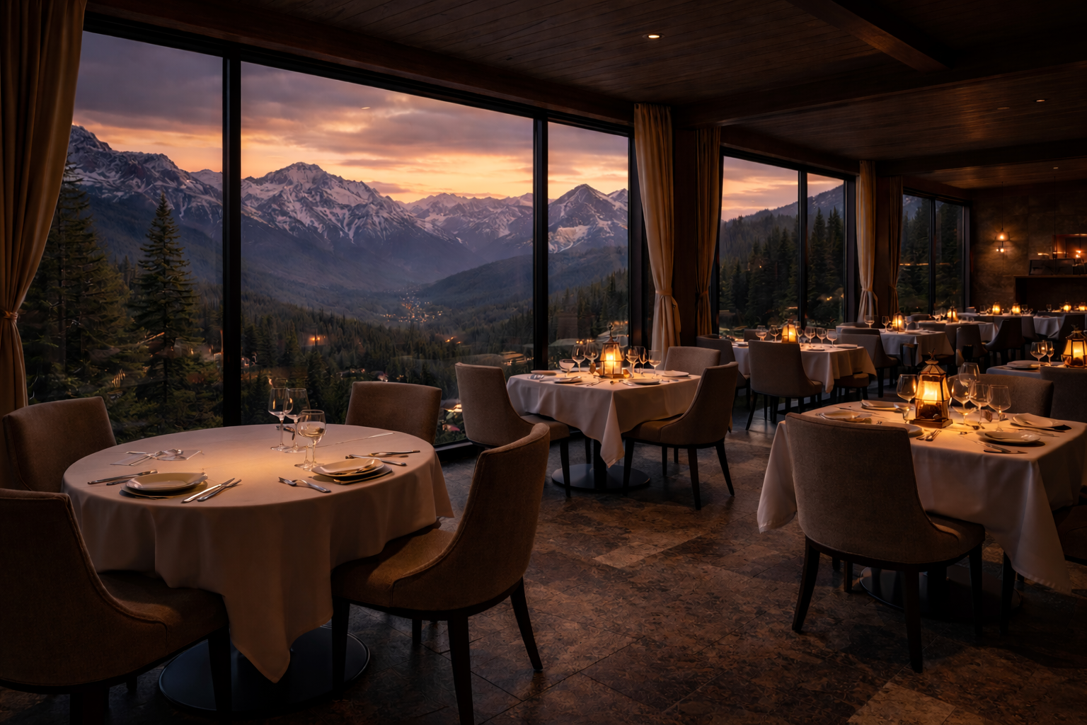 Restaurant dining room